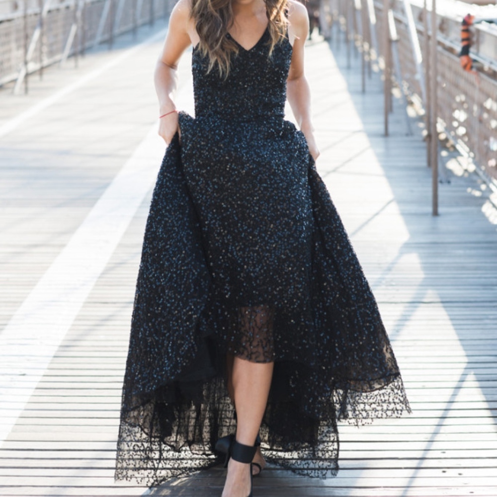Sequin Parker Gown